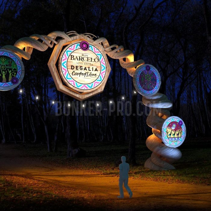 Arco Entrada A1_Noche